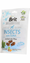 Brit Care Dog Crunchy Cracker. Insects with Tuna enriched with Mint, 200g pamlsky pro psy