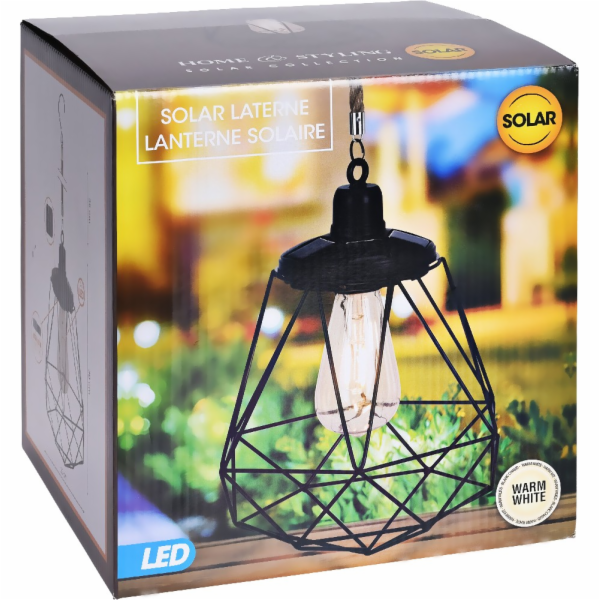 Solární světlo na zahradu závěsné kulatý design KO-795720...