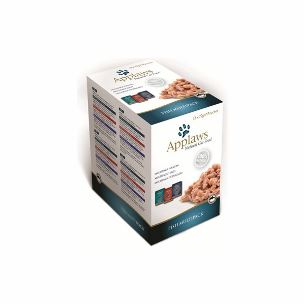 Applaws Fish Selection vícebalení kapsiček pro kočky 12x70g