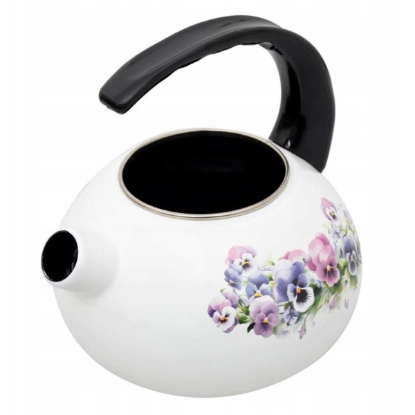 NoName NEELEKTRICKÁ KONVICE OD 2388 SMALT 2,2 L KVĚTINY