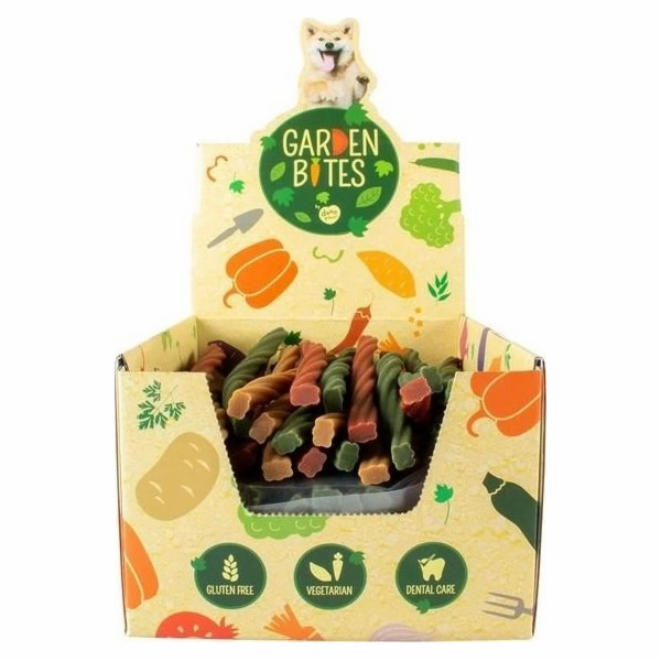 Duvo+ Zubní spirálky GARDEN BITES S 13 cm 90 ks (balení o...