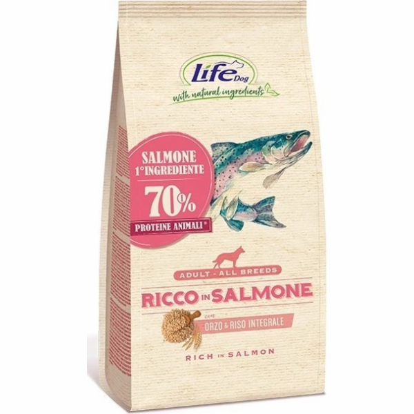 Life Pet Care Life Dog Suché krmivo pro psy s lososem 12 kg
