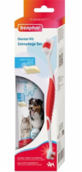 beaphar oboustranný zubní kartáček a zubní pasta pro psy a kočky