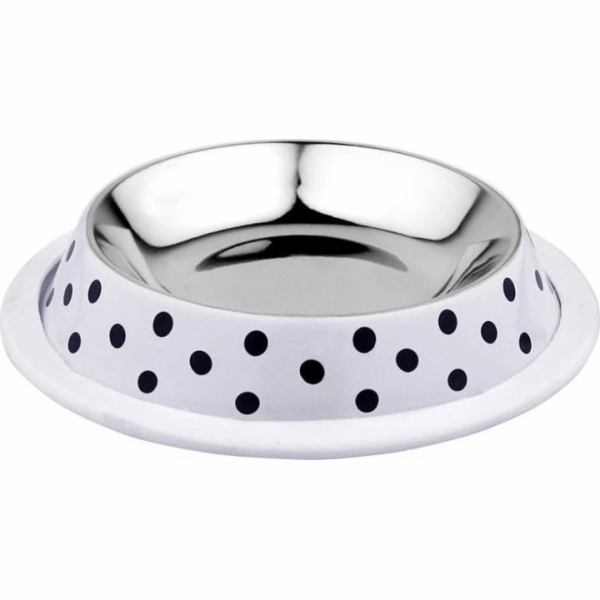 Duvo+ Duvo+ kovová miska pro psa Dots XL 2,1L 32,3cm