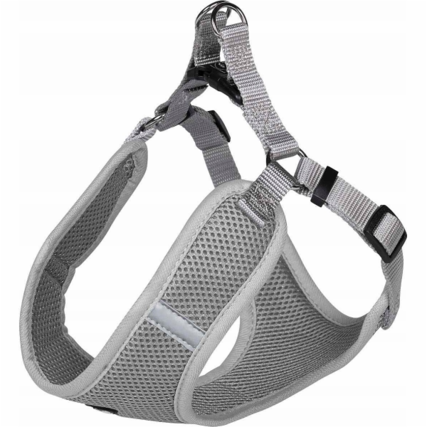 Nobby SÍŤOVÝ REFLEXNÍ POSTROJ NOBBY XL ŠEDÝ 69-83 cm