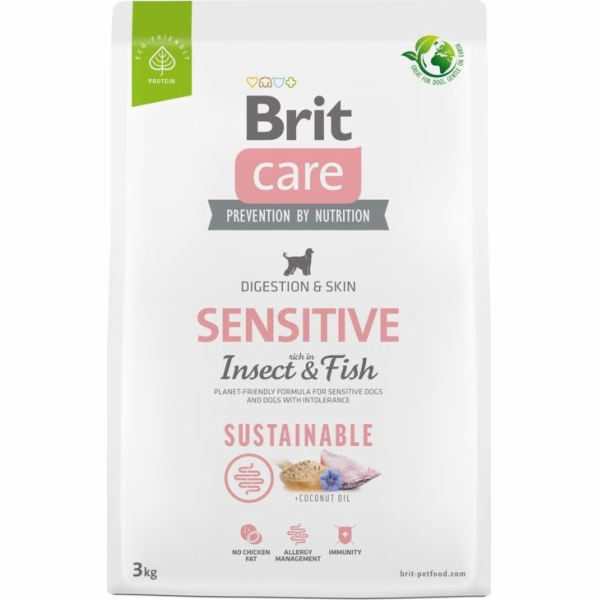 Brit suché krmivo pro psy Dog Sustainable Sensitive Insec...