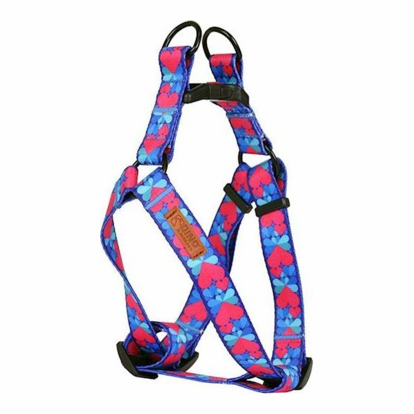 Dino&nbsp;Nastavitelný&nbsp;postroj&nbsp;DINO&nbsp;IVO&nbsp;25mm&nbsp;srdíčka&nbsp;délka&nbsp;60-...