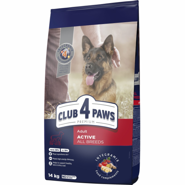 Club 4 Paws CLUB4Ł PES 14 kg AKTIVNÍ
