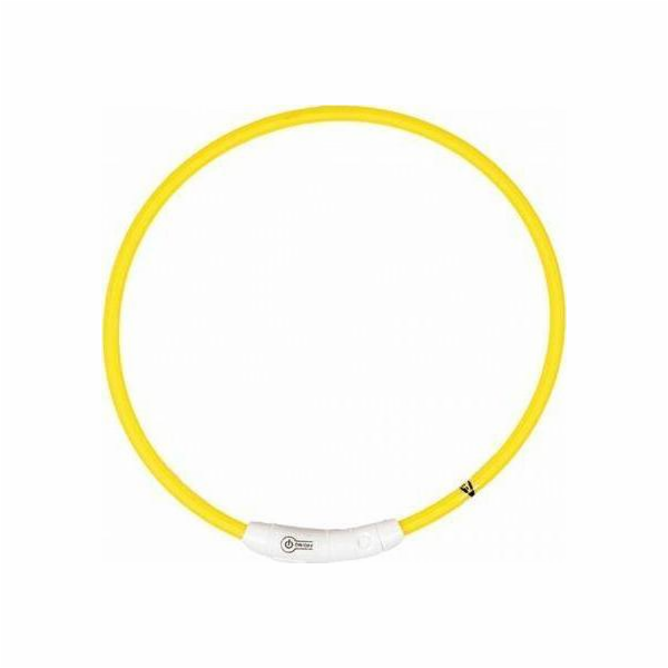 Duvo+ DUVO+ USB TŘPYTIVÝ OBOJEK NYLONOVÝ ŽLUTÝ 35cm