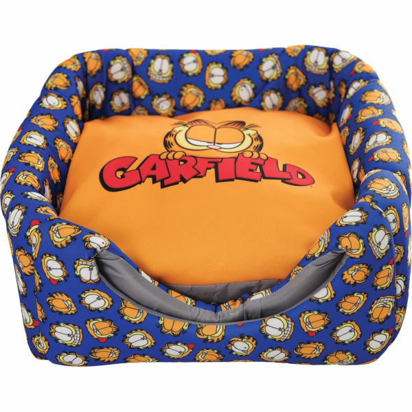 Garfield Kočičí pelíšek oranžový a modrý, 37x37x37cm (GR-...