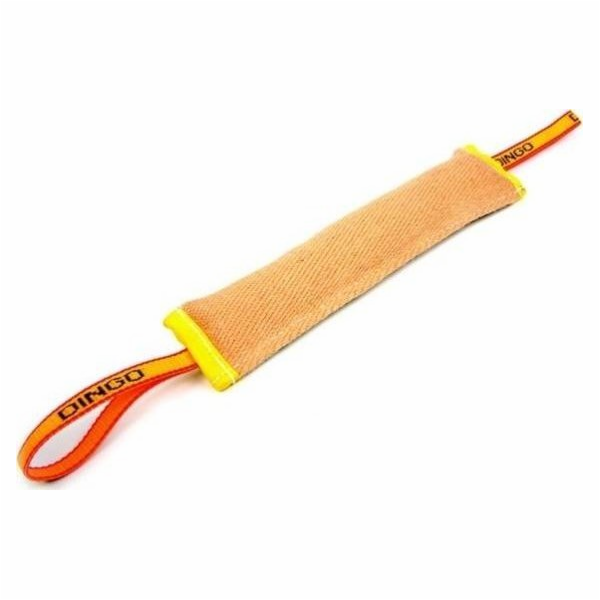 DINGO DINGO HRAČKA Z JUTOVÝCH ZUBŮ SE DVĚMA RUKOJEŤMI 28 cm