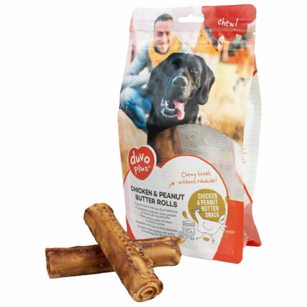 Duvo+ PASKLÍČEK PRO PSY 330g KUŘECÍ A ARAŠÍDOVÉ MÁSLO TYČ...