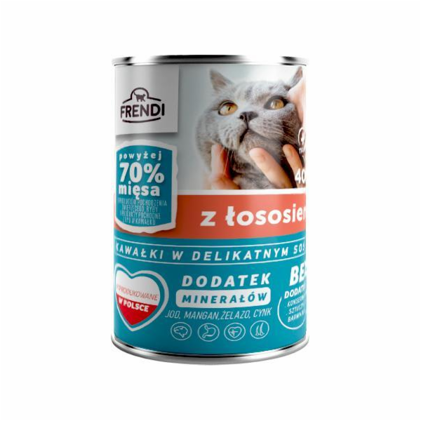 FRENDI with Salmon chunks in delicate sauce - mokré krmiv...