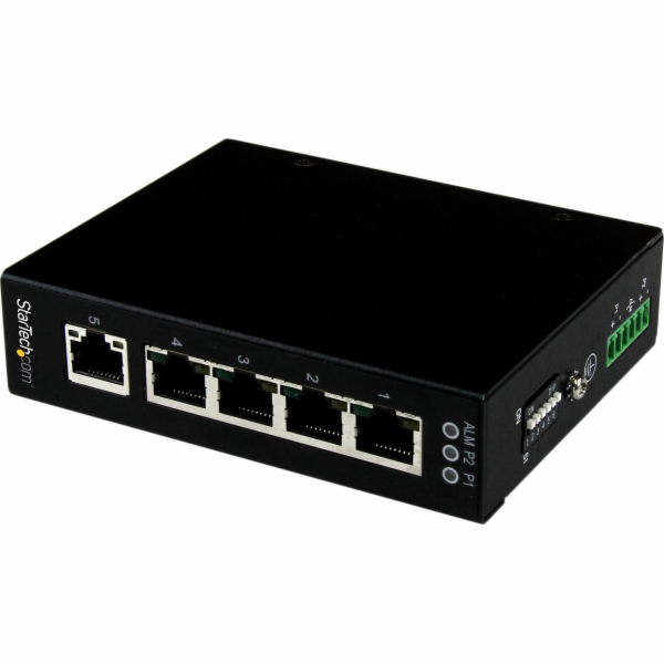Startech 5 Port Unmanaged Industrial Gigabit Ethernet Swi...