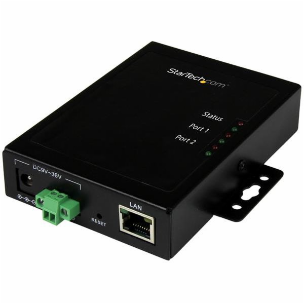 Startech 2 Port Serial-to-IP Ethernet Device Server - RS2...