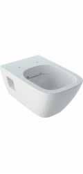Geberit Selnova Square Premium Závěsná WC mísa, hluboké splachování, Š 35 cm, V 33 cm, T 54 cm, částečně skryté upevnění, bez okraje [6]