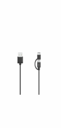 Hama 00200616 Micro-USB kabel, 2v1, vč. Adaptér na USB-C, USB 2.0, 0,75 m