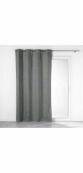 Douceur d`Interieur Zatemňovací závěs Chambray pro interiérový design, s očky, 140 x 260 cm