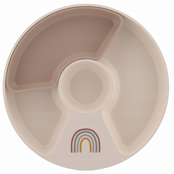 Mepal DĚTSKÝ DĚLENÝ TALÍŘ MIO SLUNÍČKO A DUHA 108002565245