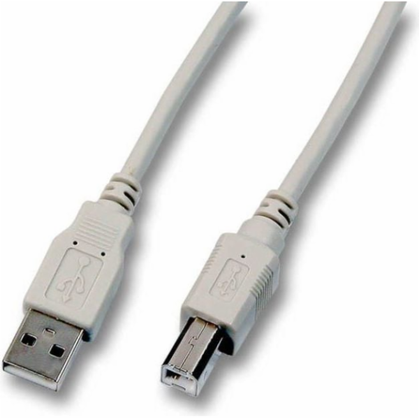 EFB USB kabel USB-A - USB-B 1 m šedý (K5255.1)