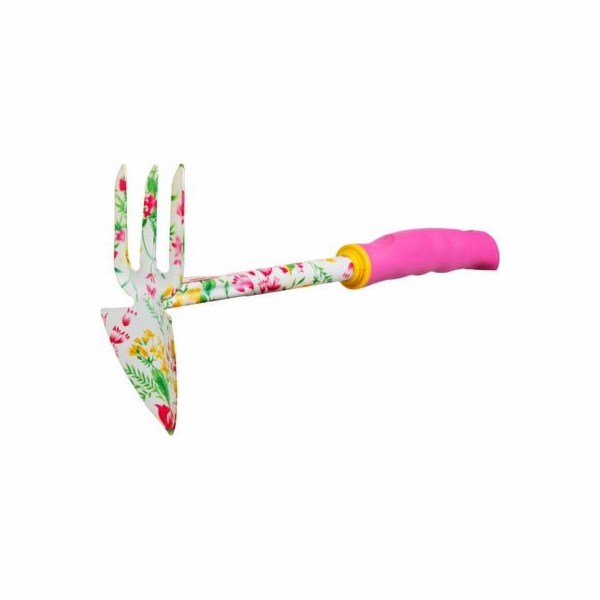 Motyčka špičatá+trojzub Strend Pro růžový Ladies line dekor