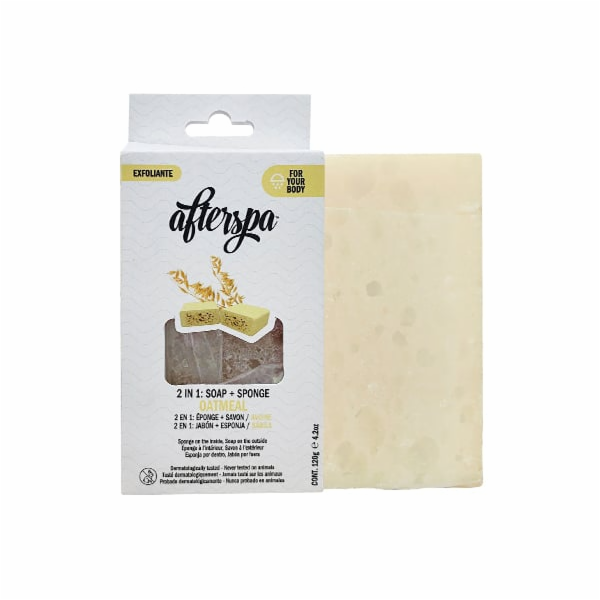 AfterSpa Oatmeal Soap Sponge multifunkční mýdlová houba 1...