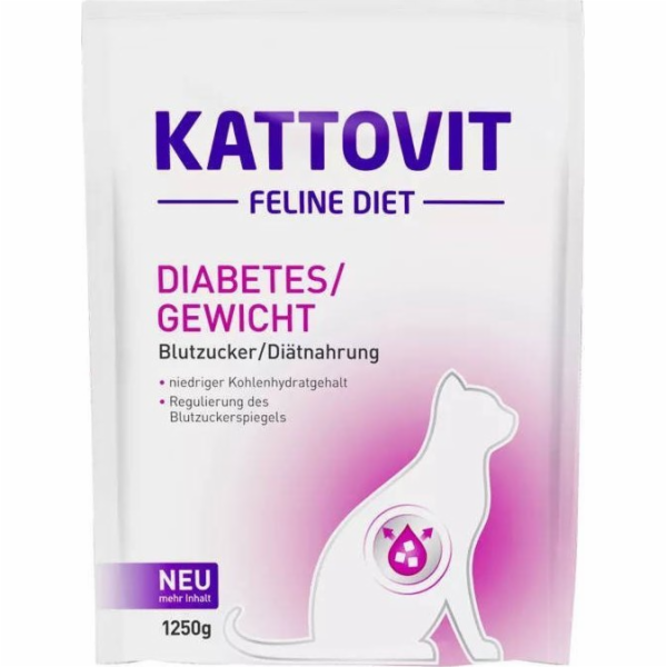 Kattovit Kattovit Diabetes 1250g suché krmivo