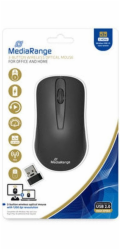 MediaRange Kancelářská myš MROS209, pravá, bezdrátová, optická, RF, 1200 DPI