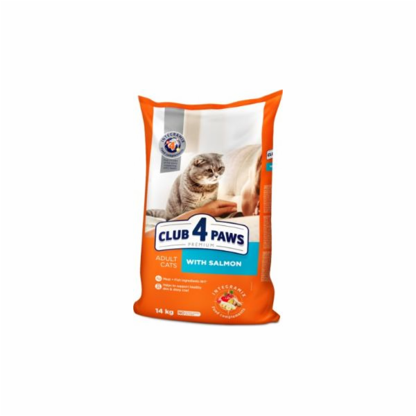 Club 4 Paws CLUB4Ł KOČKA 14 kg LOSOS
