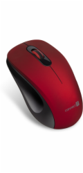 CONNECT IT "MUTE" bezdrátová optická tichá myš, USB, (+ 1x AA baterie zdarma), červená