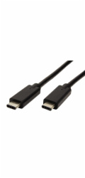 PREMIUMCORD USB-C kabel ( USB 3.1 generation 2, 3A, 10Gbit/s ) černý, 0,5m
