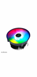 AKASA ventilátor Vegas Chroma AM, 120x120x25mm, aRGB, AM3+, AM4 clip