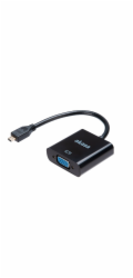 AKASA adaptér Micro HDMI na VGA, 15cm, 1080p