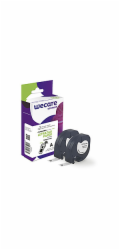 WECARE ARMOR páska kompatibilní s DYMO S0721510,Black/White,2*12mm*4m