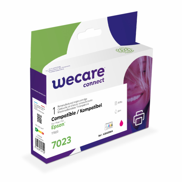 WECARE ARMOR ink kompatibilní s EPSON C13T70234010, červe...