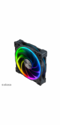 AKASA ventilátor SOHO AR14, 14cm ARGB PWM fan with advanced blade design