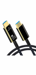 PremiumCord Ultra High Speed HDMI 2.1 optický fiber kabel 8K@60Hz,zlacené 15m