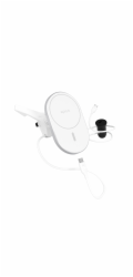 Epico Ellipse MagSafe Car Charger - stříbrná
