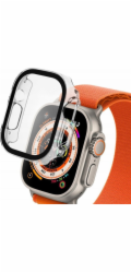 Pouzdro FIXED Pure s temperovaným sklem pro Apple Watch Ultra 49mm/Ultra 2 49mm, čiré