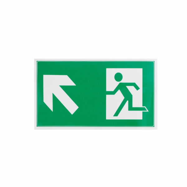 Výstup samolepky nahoru vlevo 100x180mm