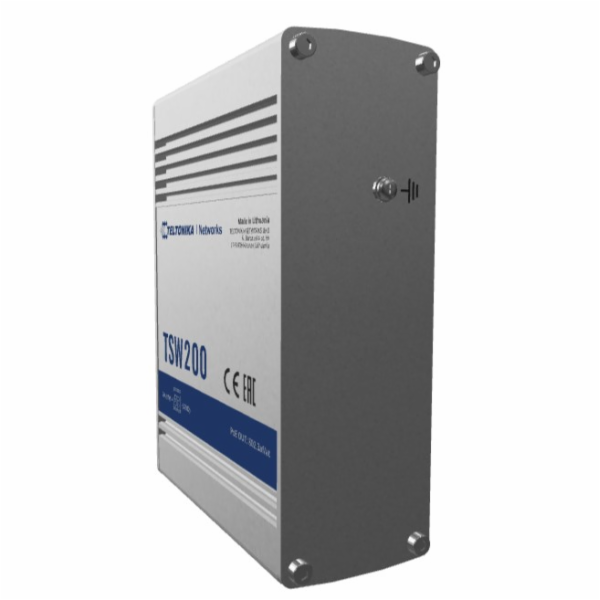 TELTONIKA Průmyslový přepínač TSW200 2x SFP 8x Gigabit Et...