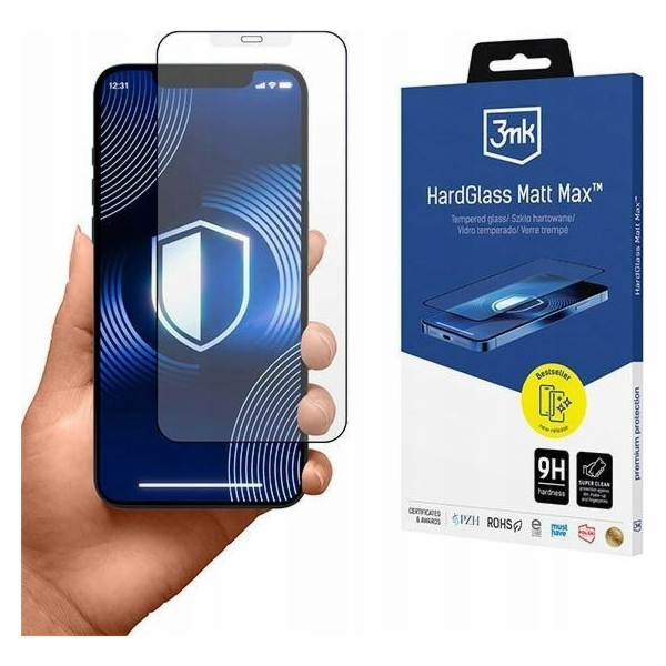 3mk tvrzené sklo HardGlass Matt Max pro iPhone 14 Pro