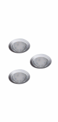 Zápustné svítidlo Kanlux Tribis 23847, 3x10W, GU10, pil