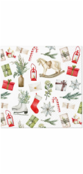 Vánoční papírové ubrousky, 330 mm x 330 mm, 20 ks.