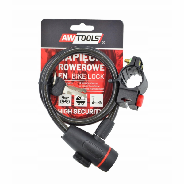 AWTOOLS BIKE LOCK 10 x 65cm