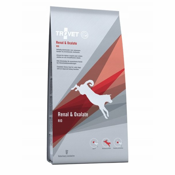 TROVET Renal & Oxalate RID - suché krmivo pro psy - 12,5kg