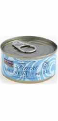 FISH4CATS Sardine with mussel - mokré krmivo pro kočky - 70g