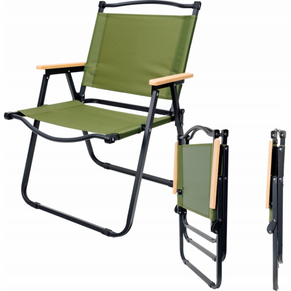 PLATINET KEPMINGOVÁ ŽIDLE 75X47X39 CM ZELENÁ