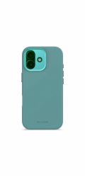 Decoded AntiMicrobial Silicone Backcover iPhone 17 Retro Blue