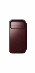 NOMAD pouzdro Modern Leather Folio Magsafe Horween pro iPhone 17 Pro Max - Burgundy Chromexcel